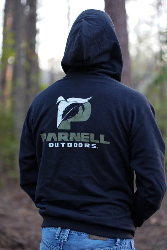 Black/ green Parnell outdoors Hoodie